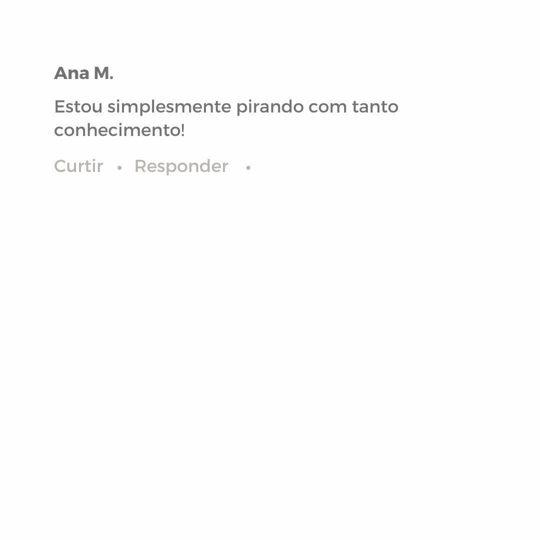 Que aula... Explodiu minha cabeça, virou a chave.... me fez pensar!!! Obrigadaaaa (4)